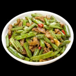 Chicken or Shrimp with String Beans