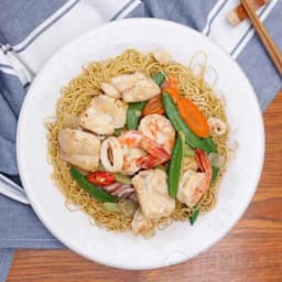 Combination Pan Fried Noodles