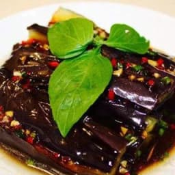 Eggplant with Basil