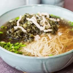 Noodle Soup w/ Pork & Preserved Cabbage