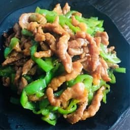 Noodle w/ Shredded Beef & Pepper (No Soup)