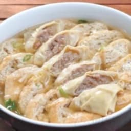 Rice Noodle Soup w/ Fried Tofu