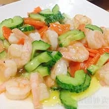 Sautéed Shrimp with White Sauce