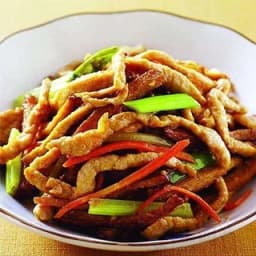 Shredded Pork with Bean Curd