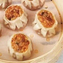 Shumai Stuffed with Glutinous Rice